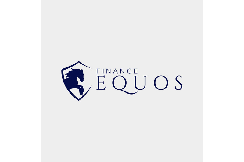 horse-financial-insurance-creative-logo-template-vector-illustration