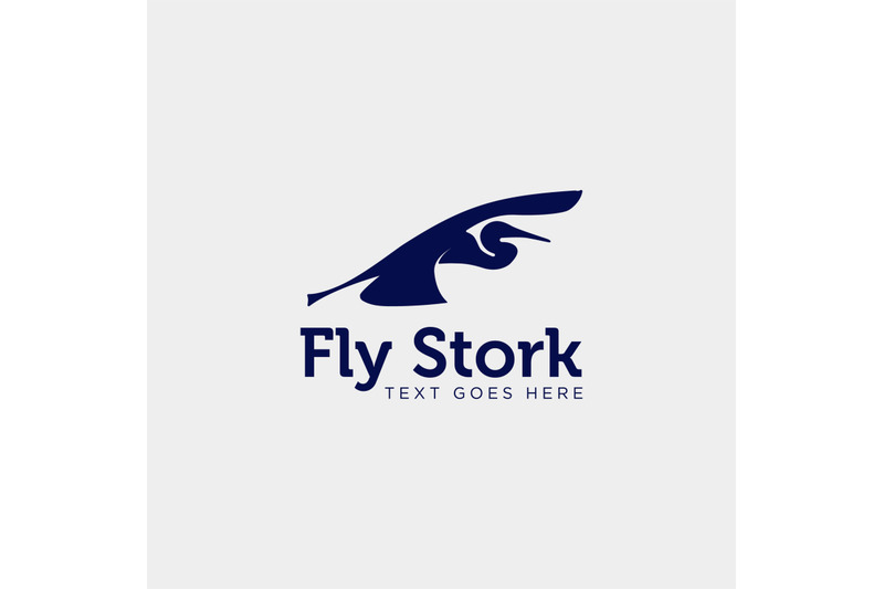 stork-bird-logo-vector
