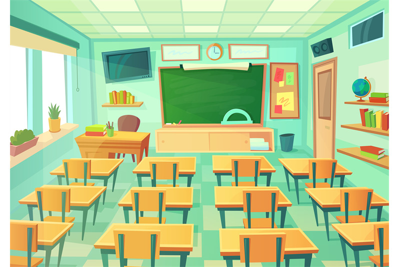 empty-cartoon-classroom-school-room-with-class-chalkboard-and-desks