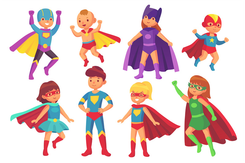 cartoon-superhero-kids-characters-joyful-kid-wearing-super-hero-costu
