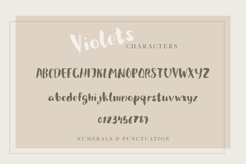 violets-brush-font