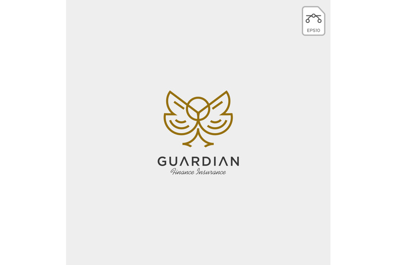 luxury-owl-monoline-logo-vector-with-gold-color