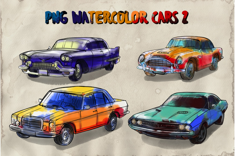 png-watercolor-cars-2