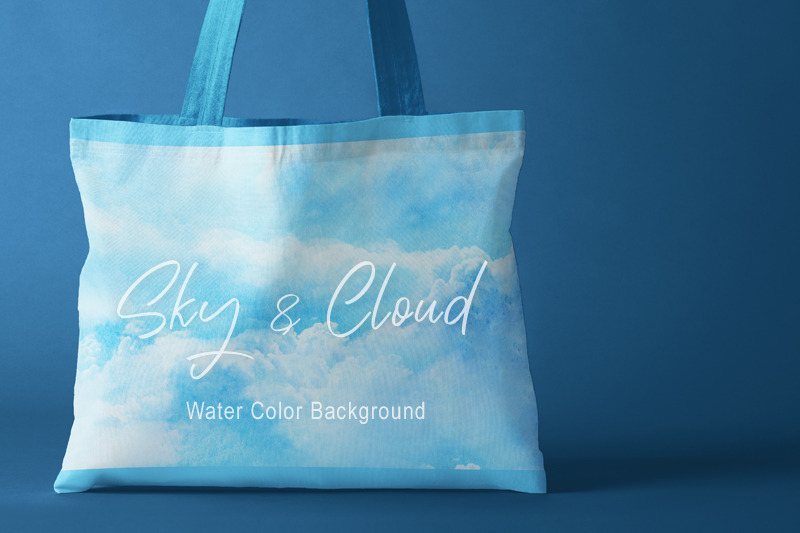 sky-and-cloud-water-color-background