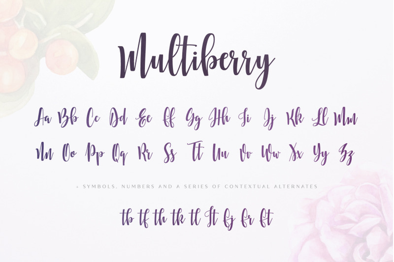 multiberry-script-font