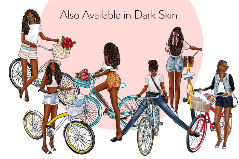 watercolor-fashion-clipart-girls-with-cycle-light-skin
