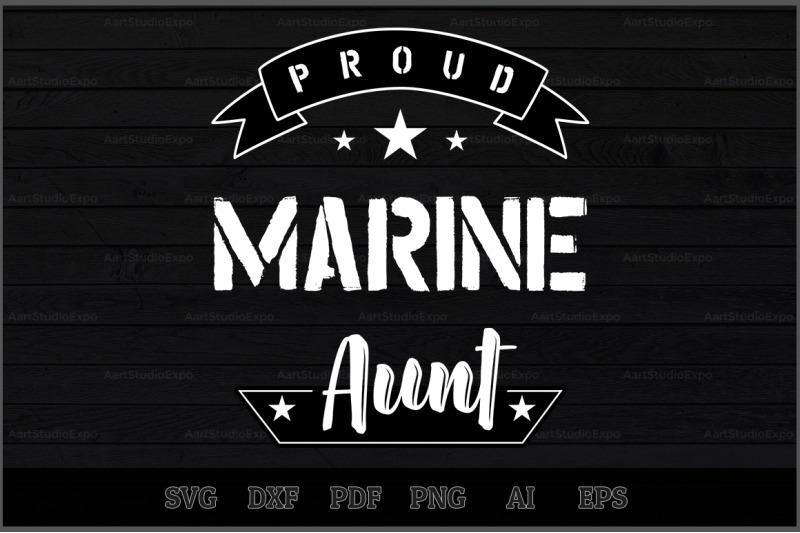 proud-marine-aunt-svg-design