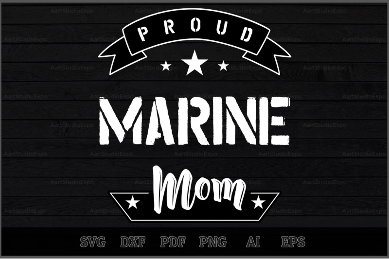 proud-marine-mom-svg-design