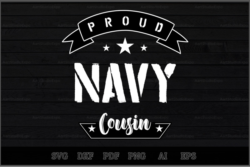 proud-navy-cousin-svg-design