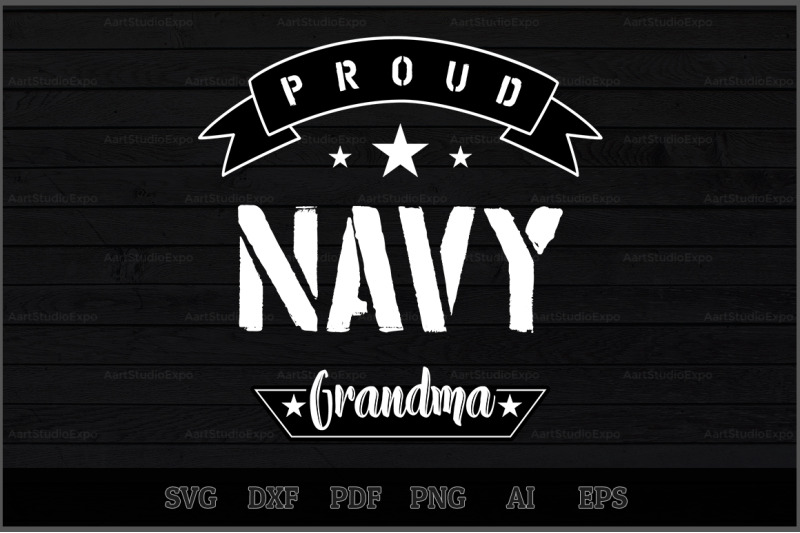 proud-navy-grandma-svg-design