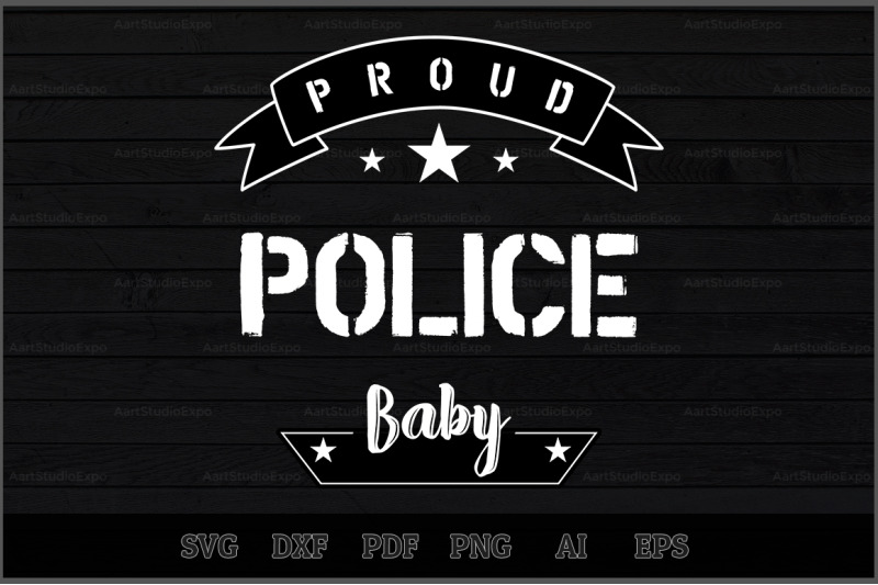 proud-police-baby-svg-design