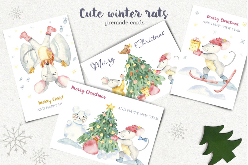 cute-rats-watercolor-christmas-cards-frames-patterns