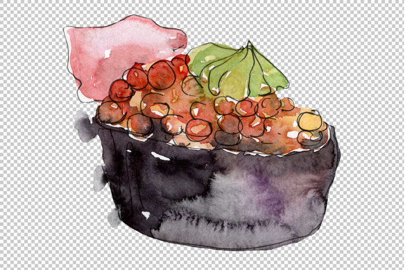 sushi-set-watercolor-png