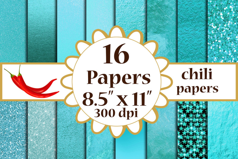 teal-digital-paper-turquoise-foil-a4-papers-8-5x11-inches