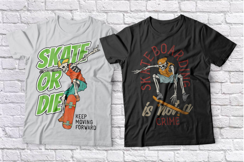 skateboarding-t-shirts-bundle