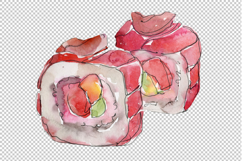 japanese-sushi-watercolor-png