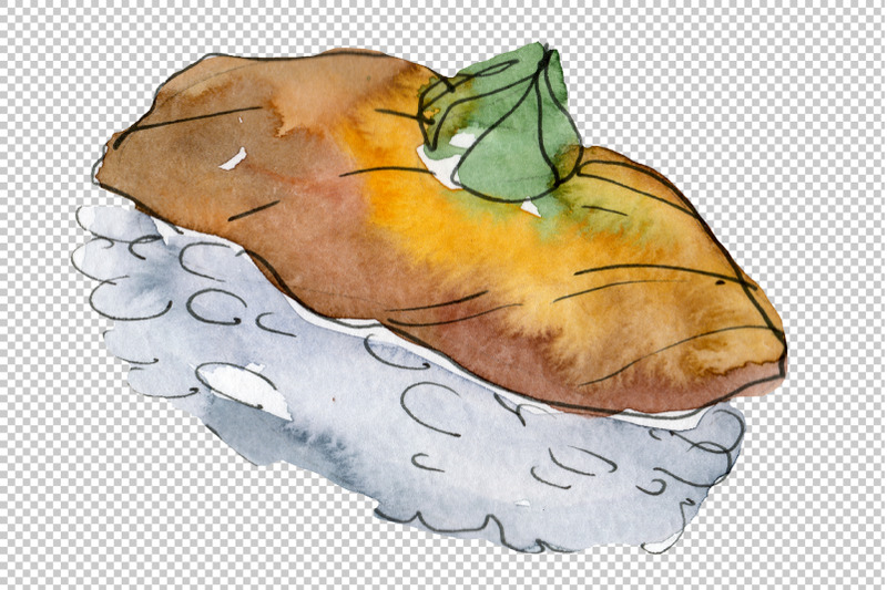 sushi-set-felix-watercolor-png