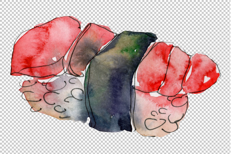 sushi-set-felix-watercolor-png