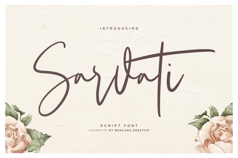 sarvati-script-font