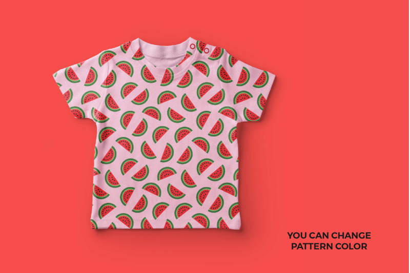 watermelon-seamless-patterns