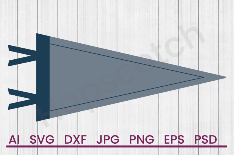 pennant-flag-svg-file-dxf-file