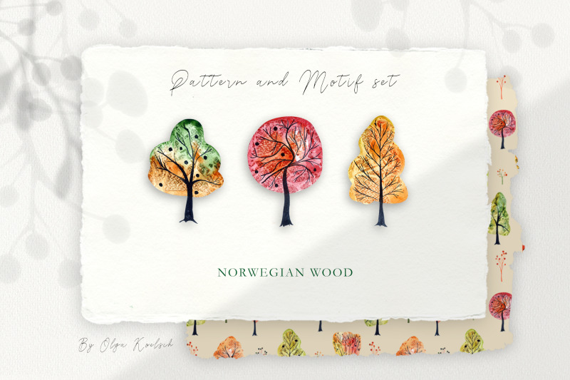 autumn-trees-patterns-and-motifs-set