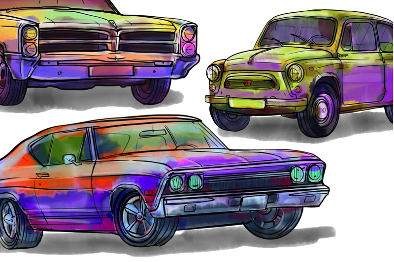 png-watercolor-cars-3