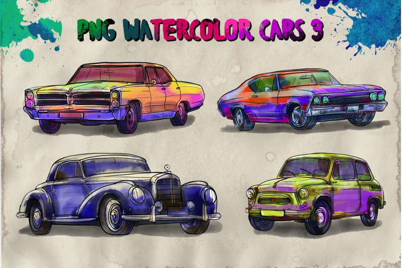 png-watercolor-cars-3