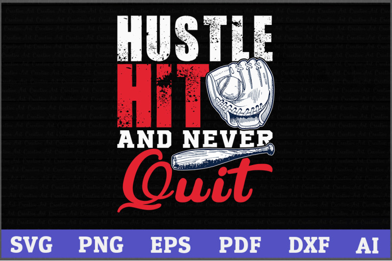 hustle-hit-and-never-quite-baseball-svg