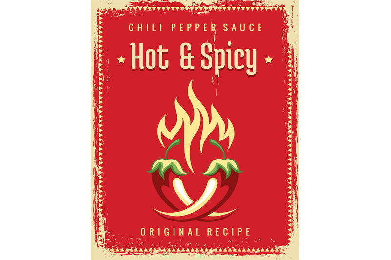 chili-pepper-vintage-poster