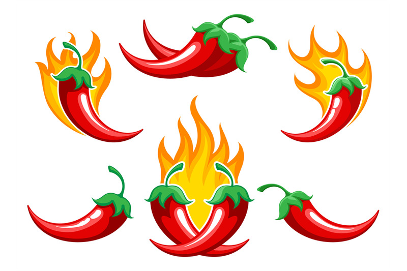 chili-pepper-on-fire-set