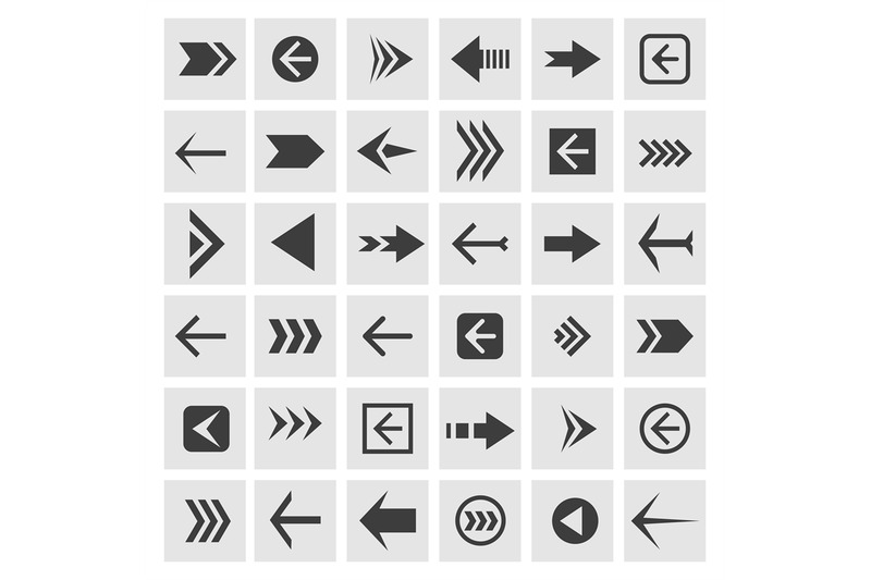 arrowheads-signs-for-navigation-and-buttons