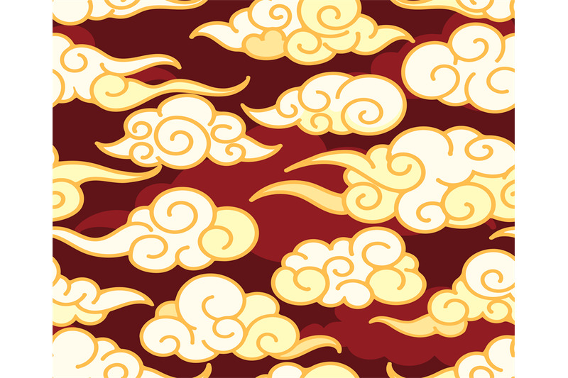 red-chinese-clouds-seamless-pattern