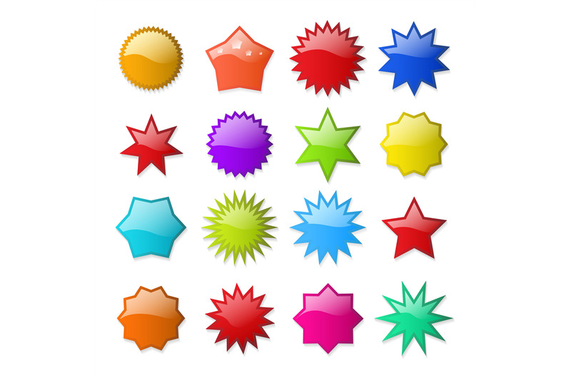 starburst-shape-stickers