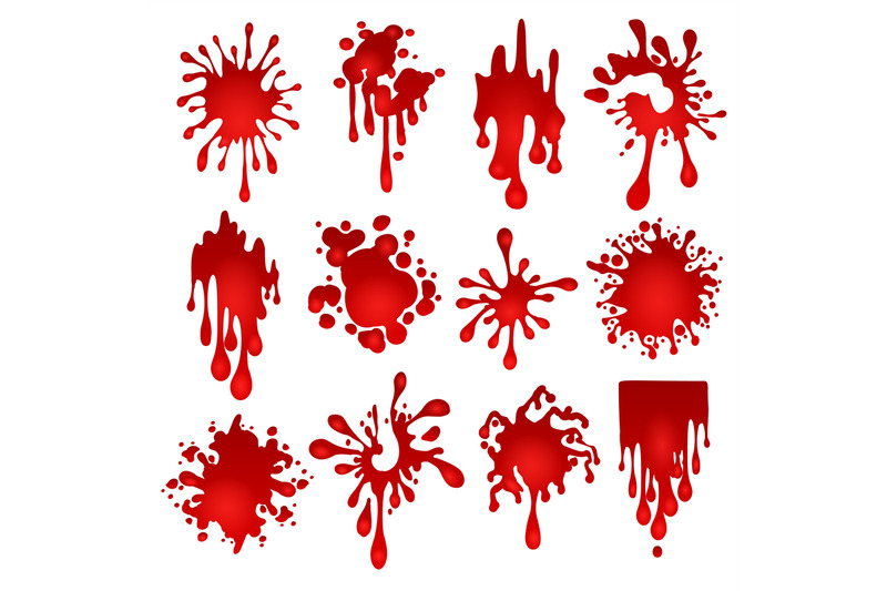 blood-blots-set