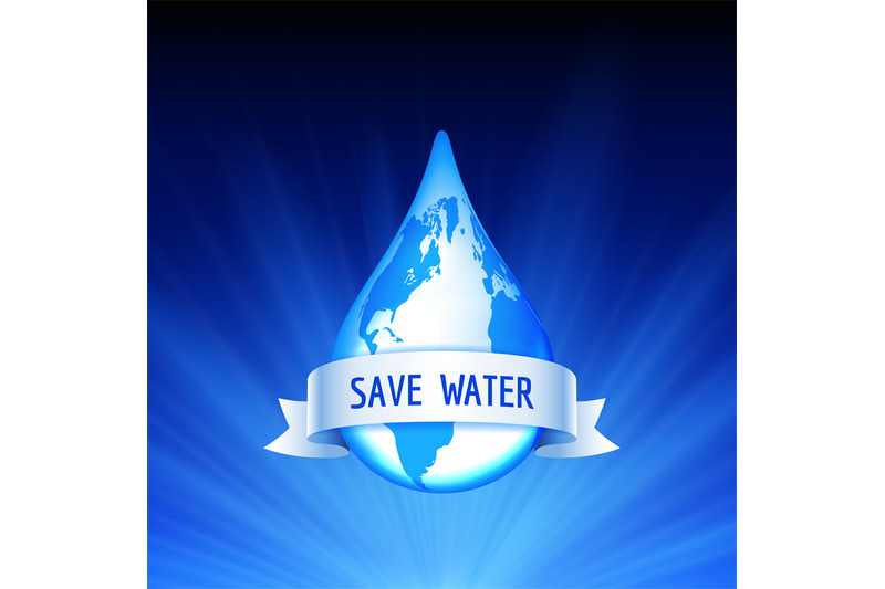 save-the-earth-and-water-concept