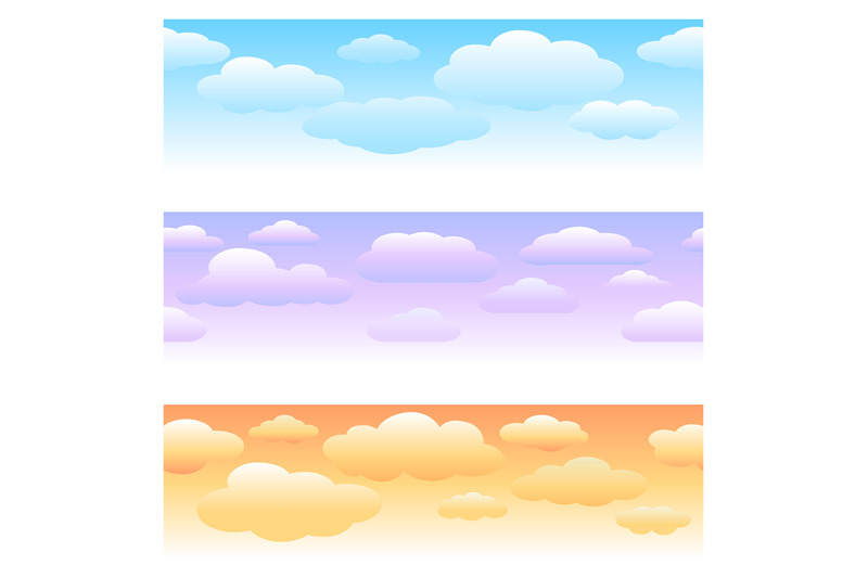 clouds-horizontal-seamless-patterns