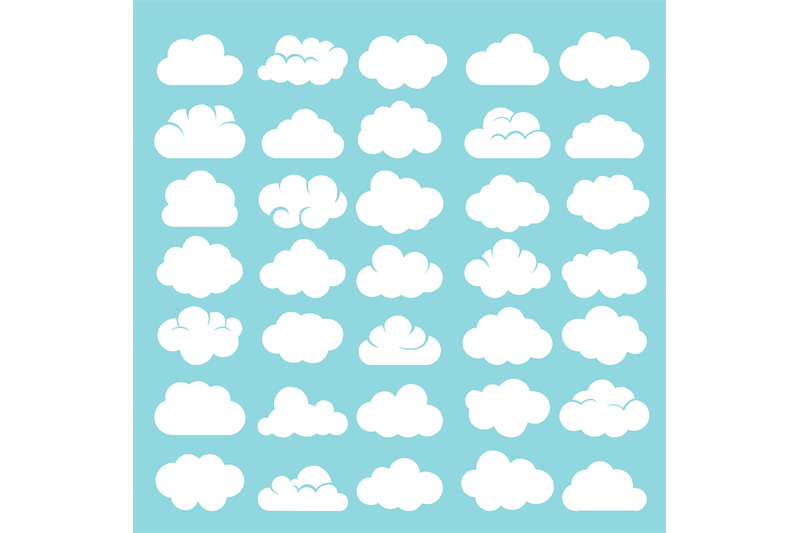 cartoon-clouds-set
