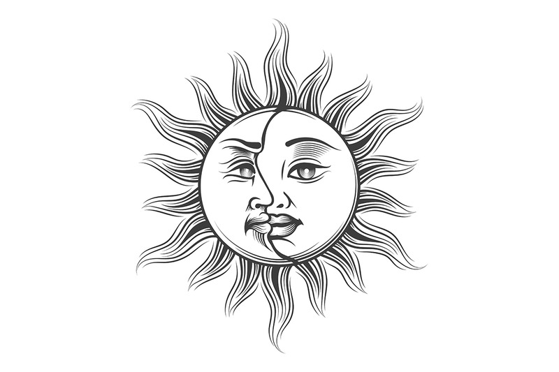 hand-drawn-sun-and-moon-occult-symbol