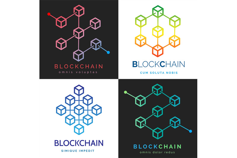 blockchain-logo-set