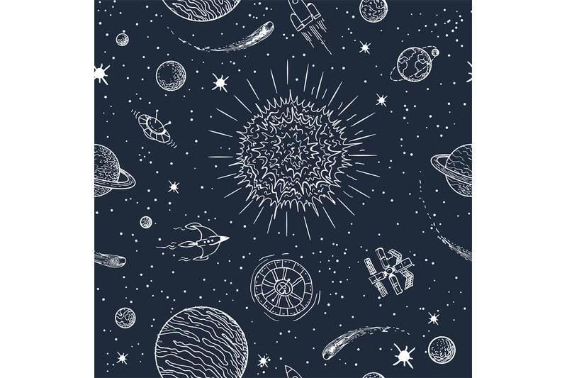 solar-system-doodle-pattern