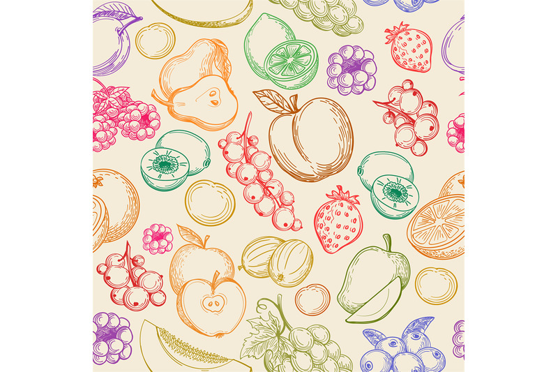 fruits-sketch-pattern