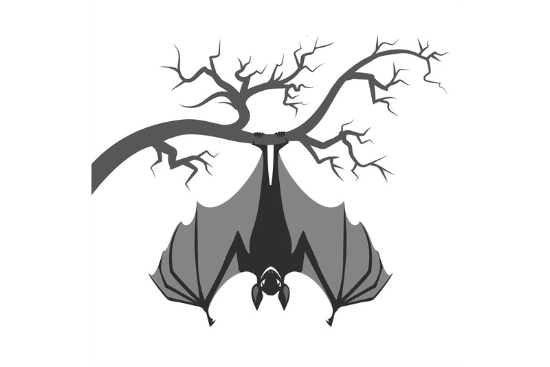 bat-on-branch