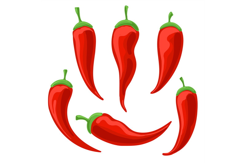 chili-pepper-icons-set