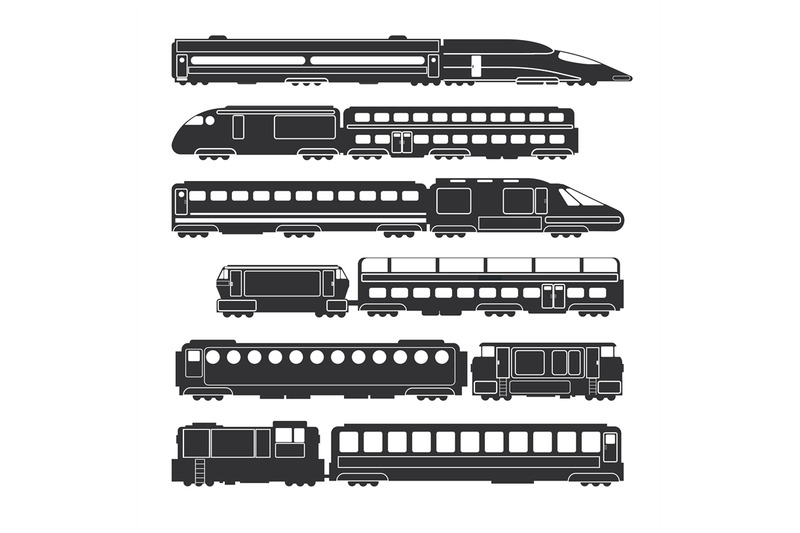 trains-and-wagons-black-vector-railway-cargo-and-passenger-transportat