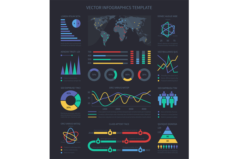 data-visualisation-charts-and-diagrams-demographics-infographics-elem