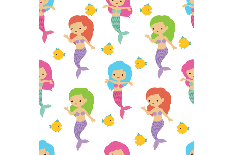 fairytale-cute-mermaids-sea-underwater-girls-summer-seamless-vector-p