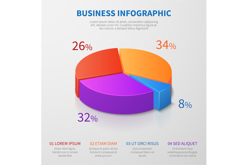 pie-chart-3d-graph-vector-design-with-percentages-and-options-for-busi