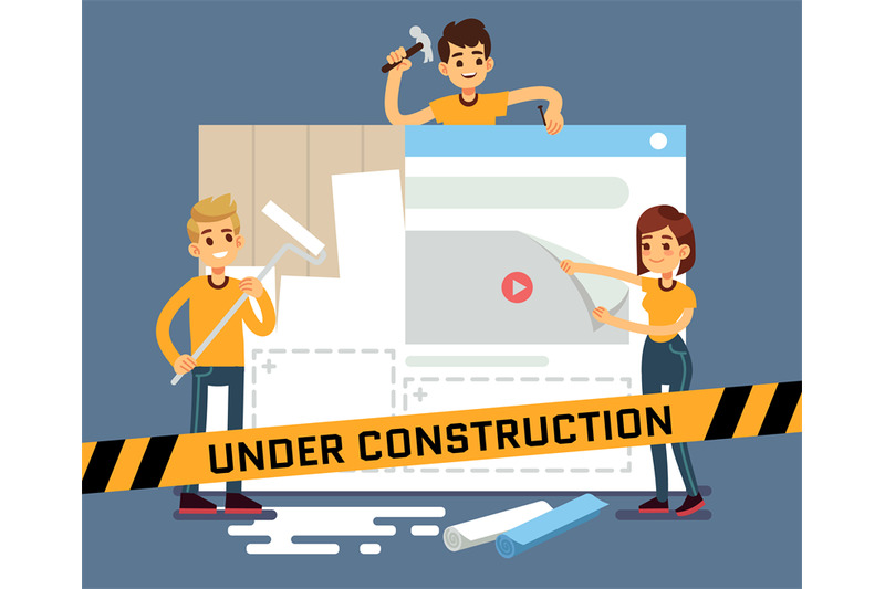 website-under-construction-vector-cartoon-concept-with-web-designers