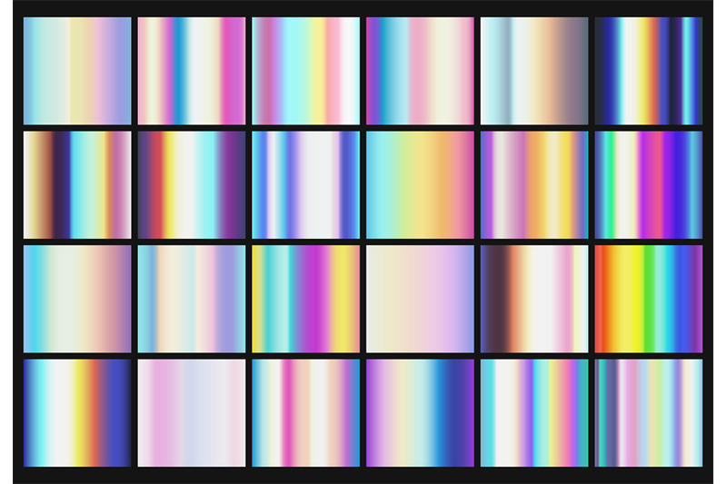 rainbow-metallic-gradients-with-holographic-colors-vector-templates